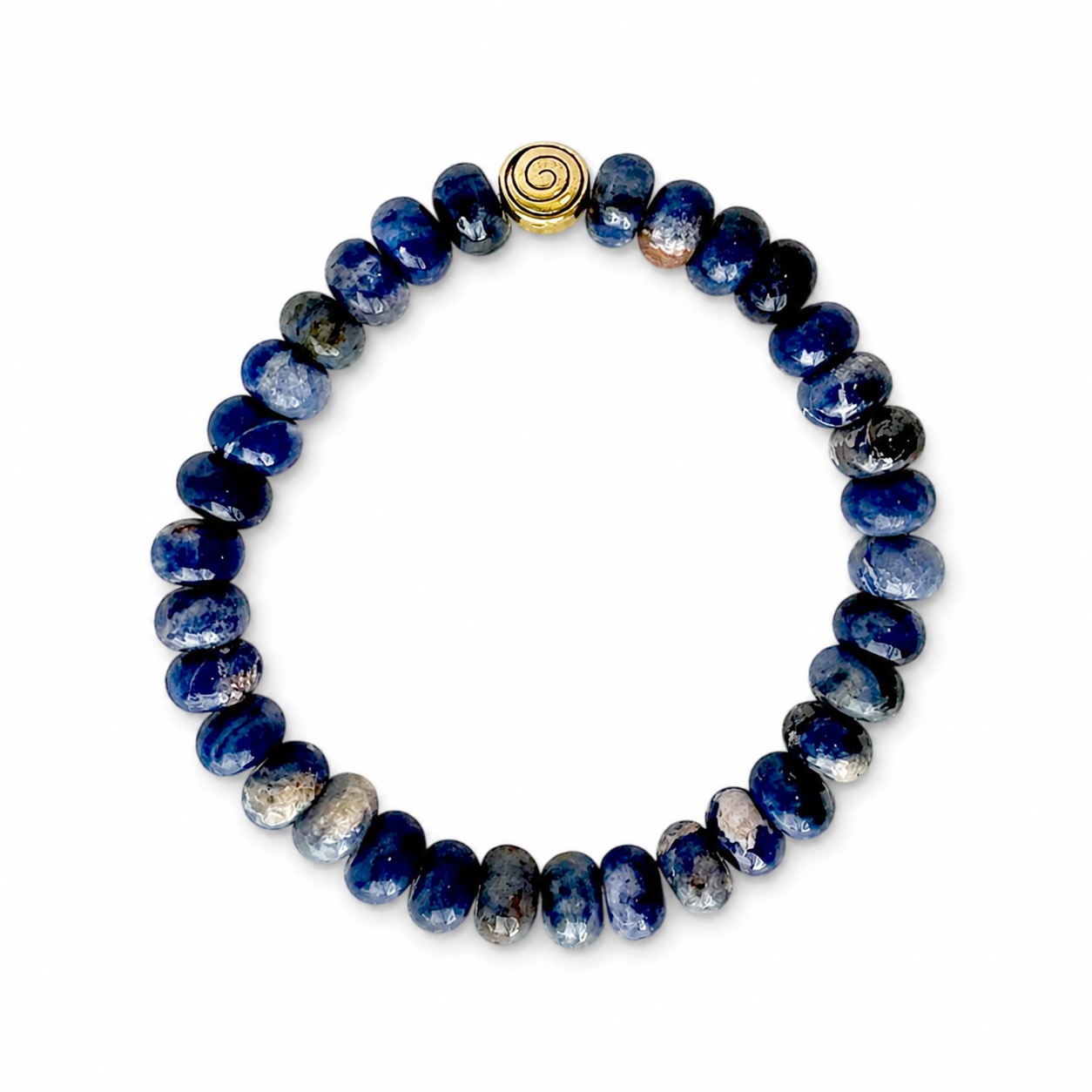 You Got This Rondelle Bracelet  |  Sodalite Gemstone Bracelet