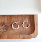 Cam Mini Hoops - Sandstone