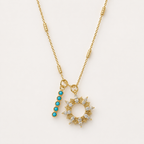 Sunburst Necklace - Turquoise