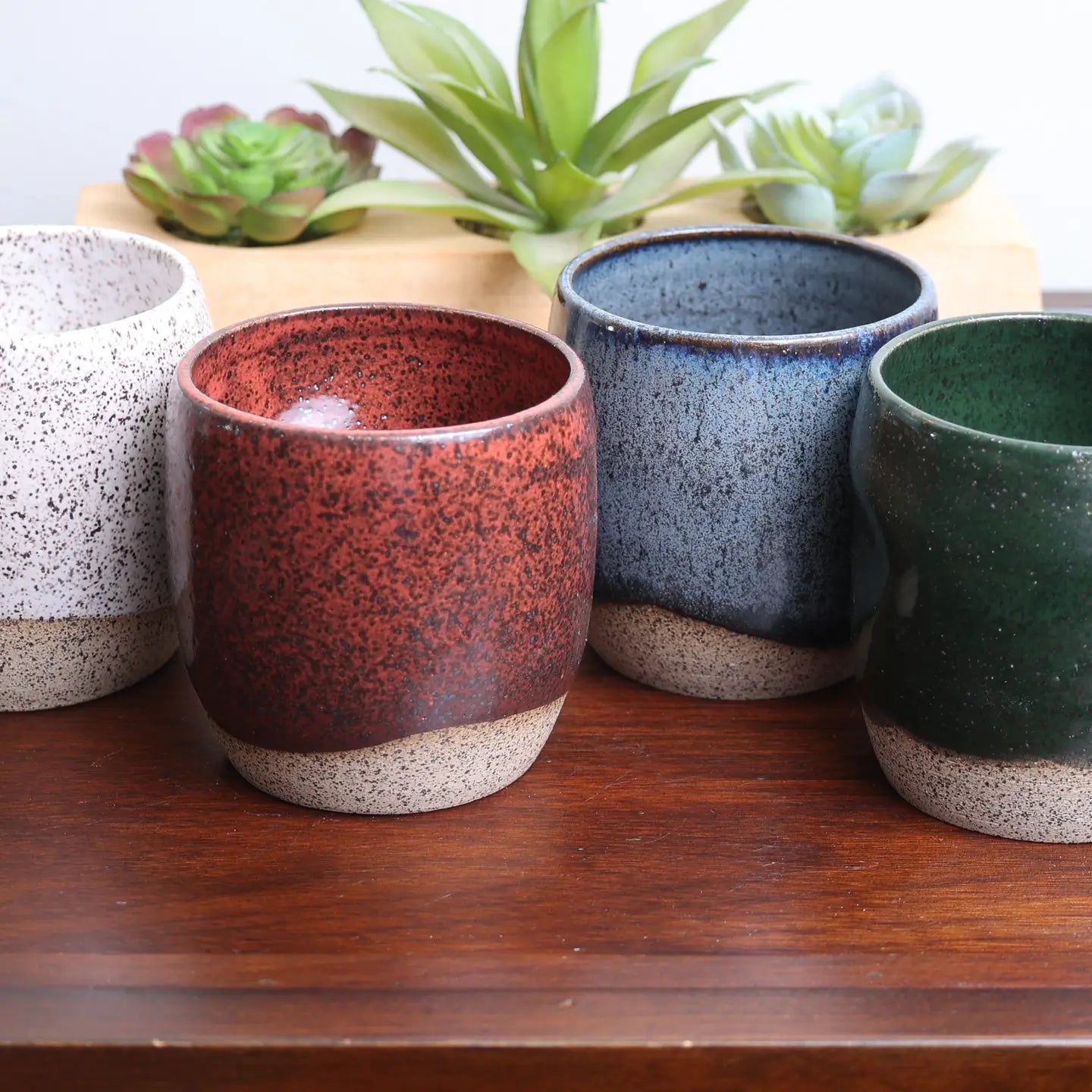 Ceramic Thumbprint Tumblers