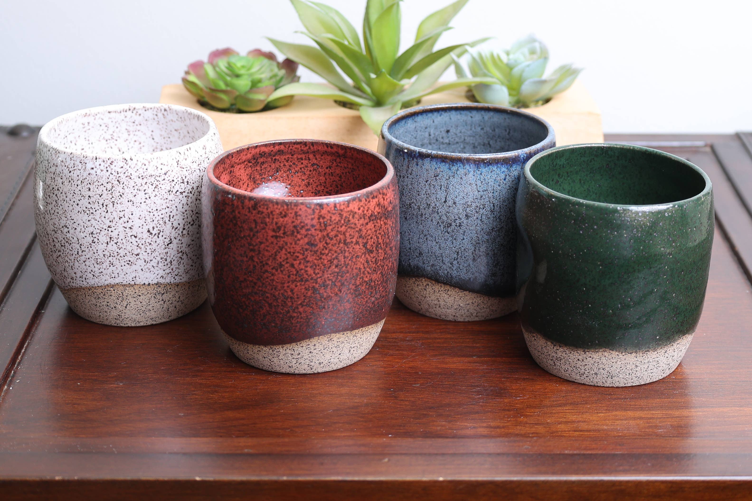 Ceramic Thumbprint Tumblers