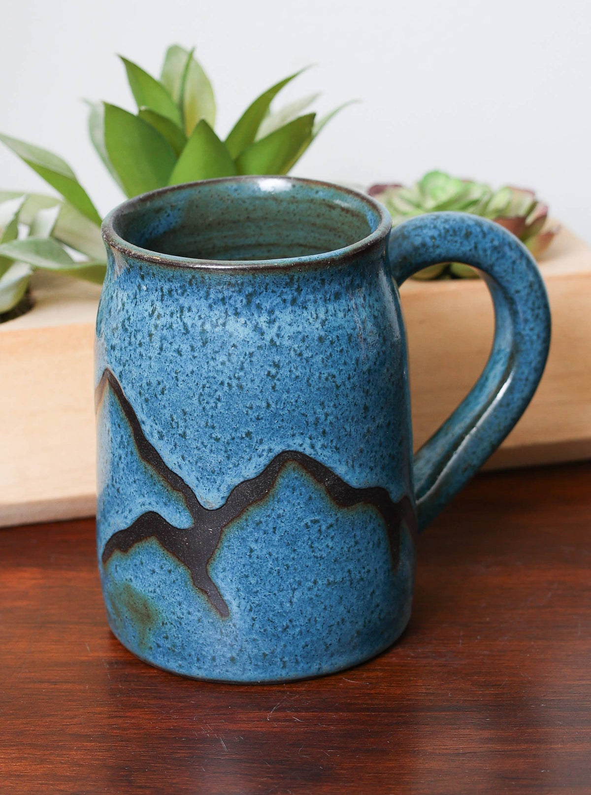 Mountain Silhouette Mug –Handmade Ceramic Mug