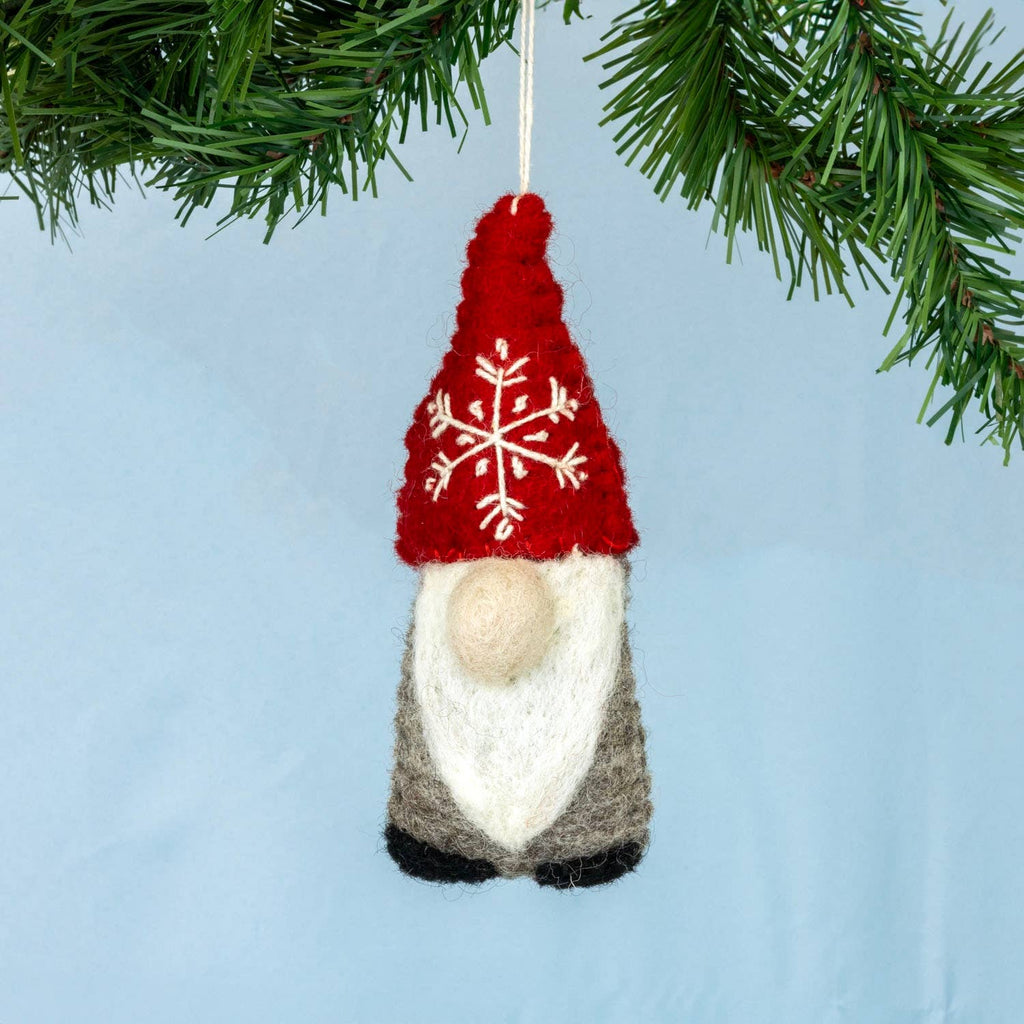 Snowflake Gnome Ornament