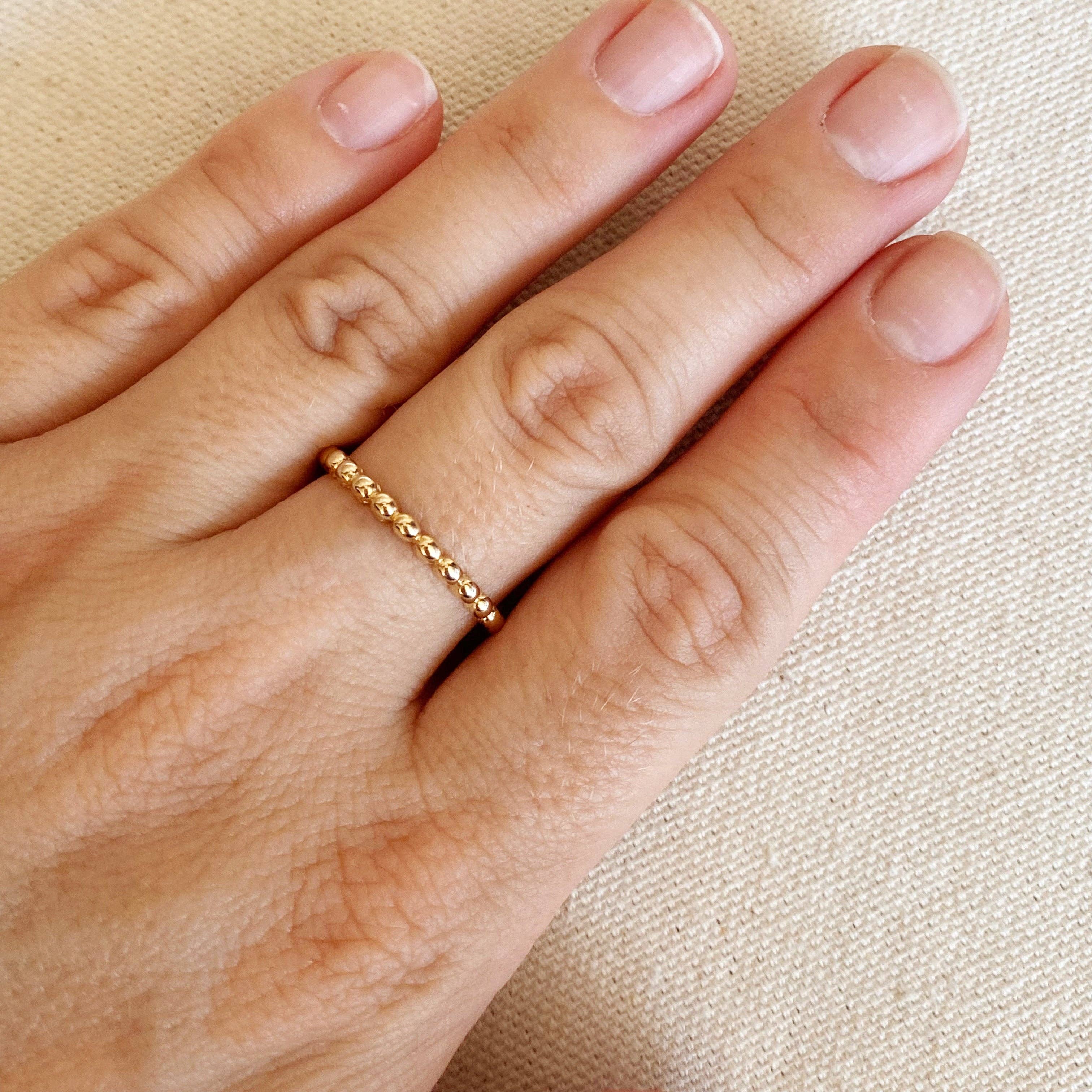 Beaded Band Ring