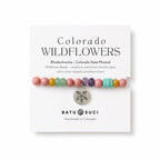 Colorado Wildflowers Bracelet  |  Souvenir Gemstone Bracelet