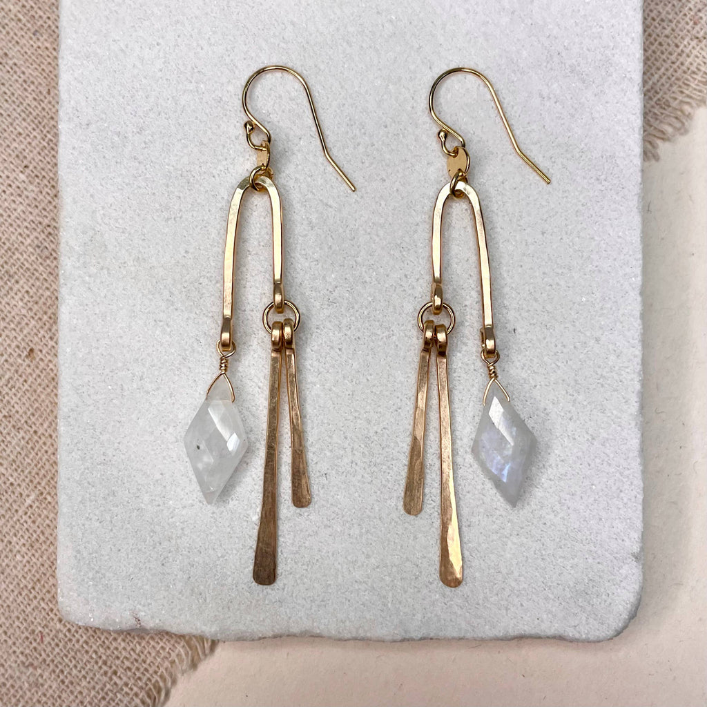 Diamond and Tine Earrings