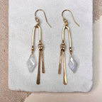 Diamond and Tine Earrings
