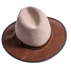 Wool Felt Leather Outdoor Fedora Style - Summit