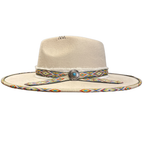 New 100% Wool Felt Flat Brim Fedora Hat - Style Lakota