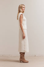 Cable Knit Vest