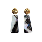 Mia Mini Earrings- Midnight Opal