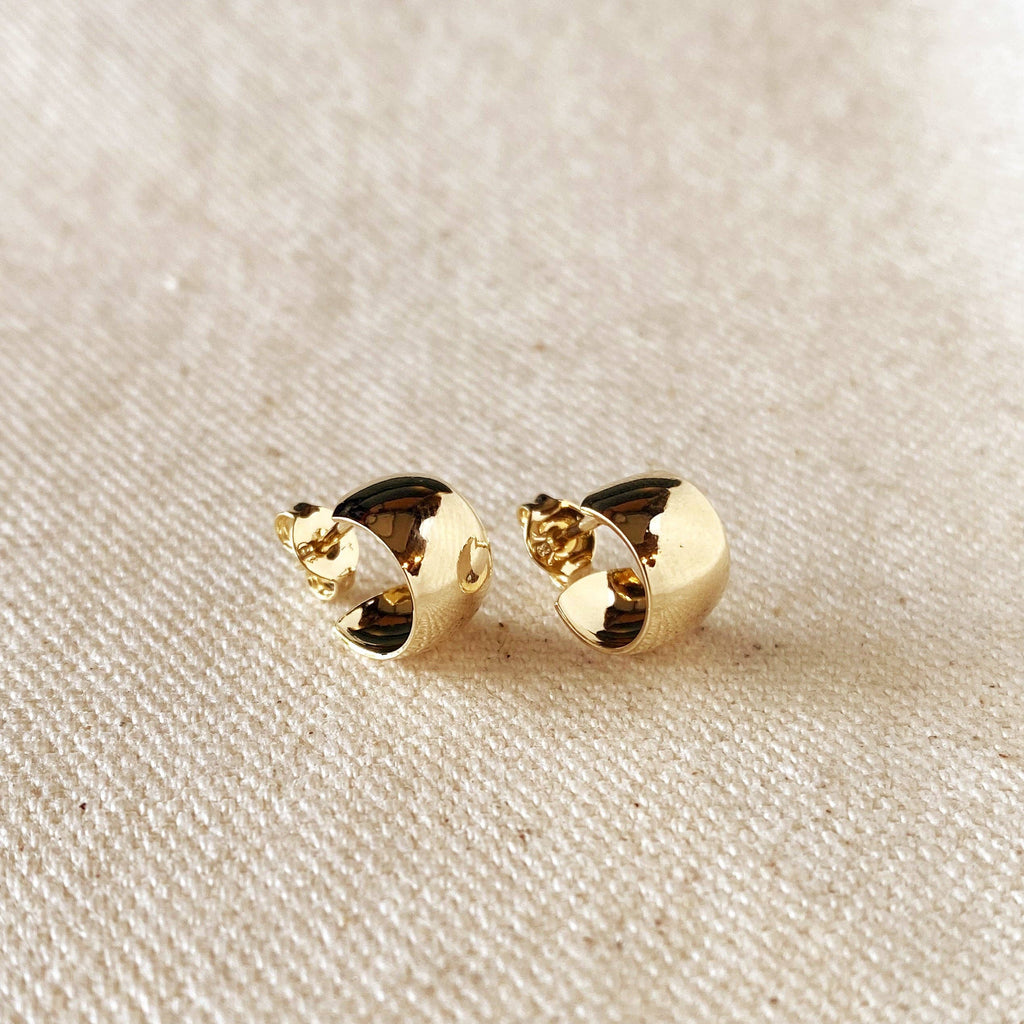 Half Open Stud Earrings