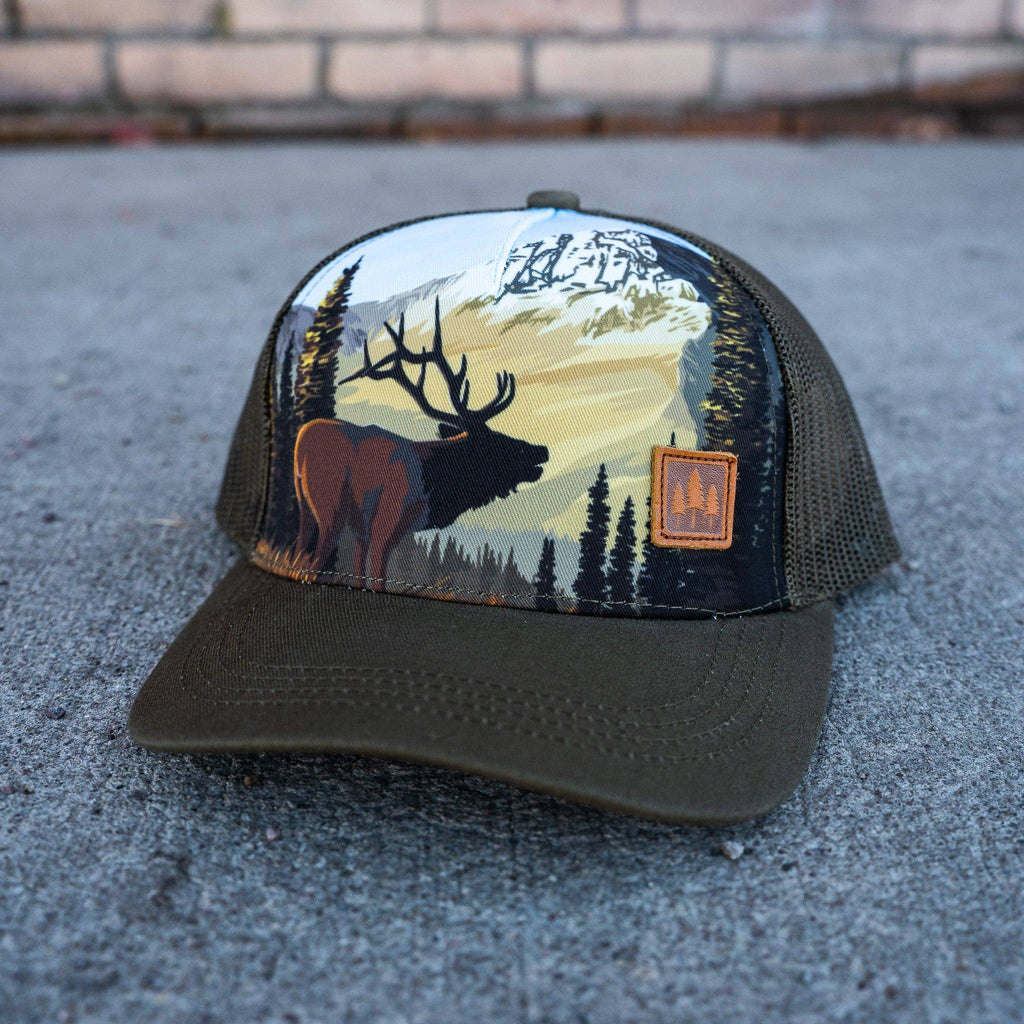 Elk Trucker - Brown