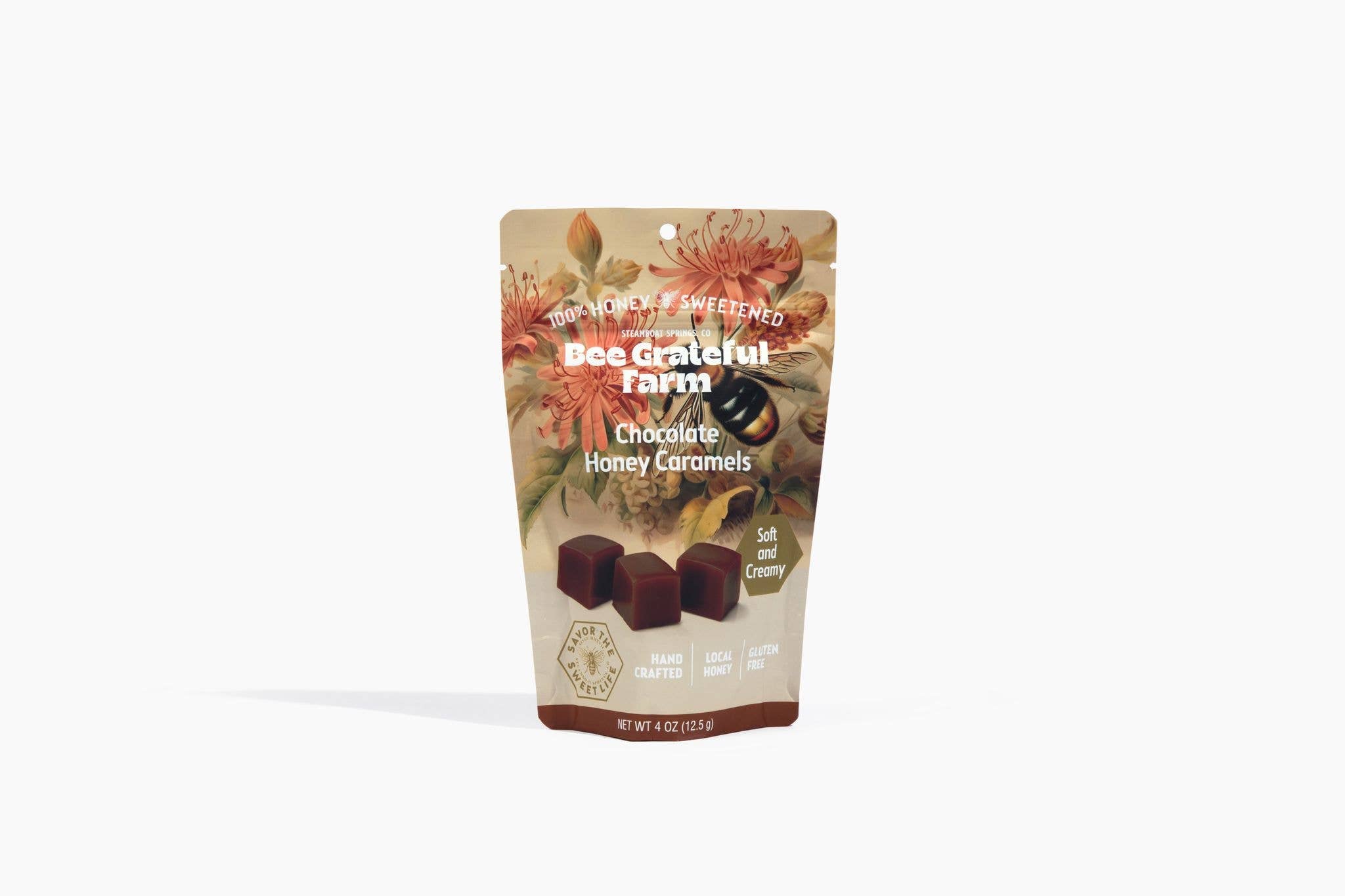 100% Honey Sweetened Chocolate Honey Caramel