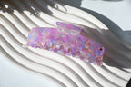 Rectangle Acetate Hair Claw in Enchanted