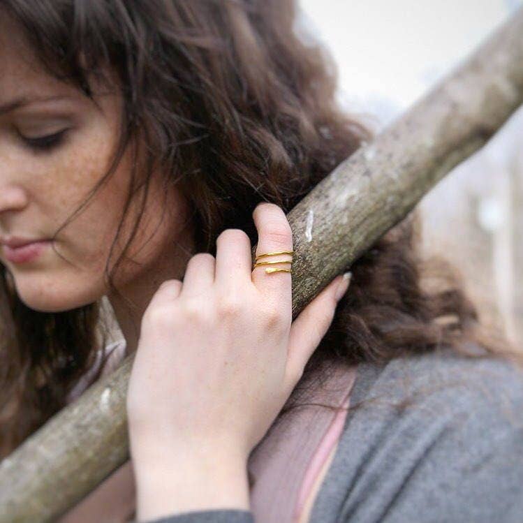 Triple Wrap Ring - 14k Gold Fill
