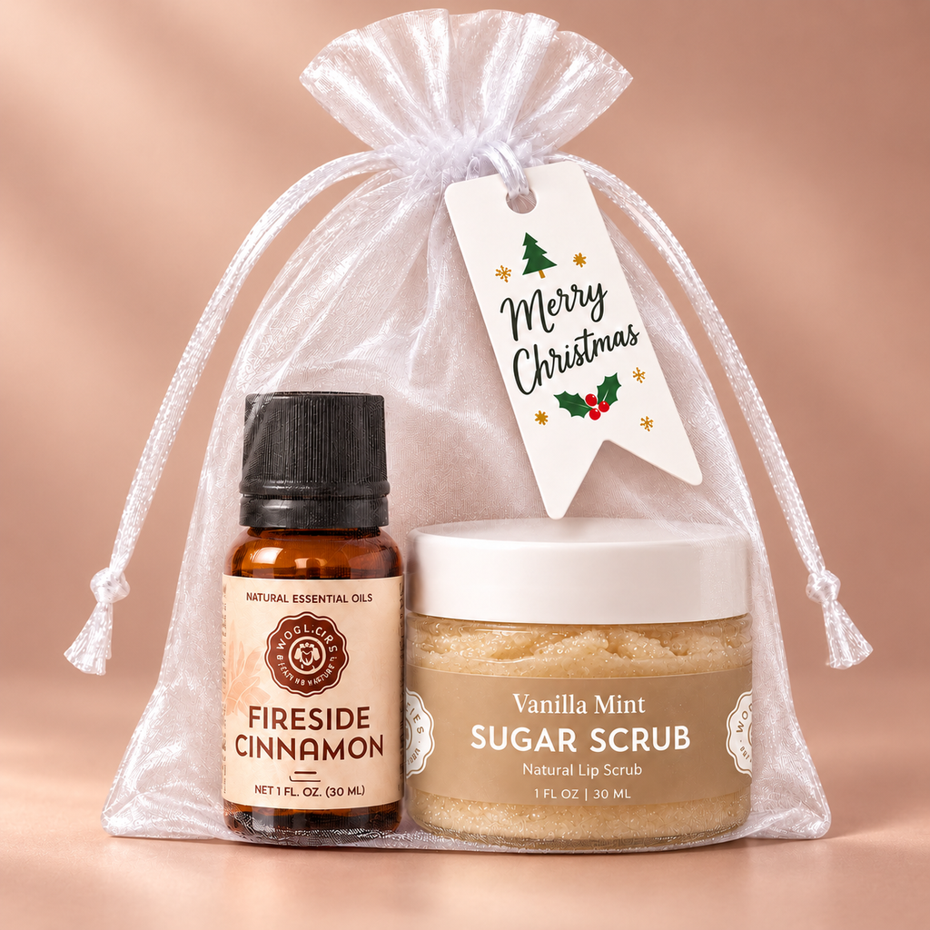 Vanilla Mint Sugar Scrub & Essential Oil