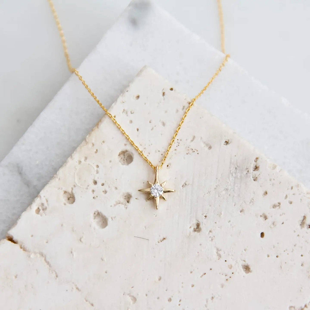 Mini CZ Star Necklace
