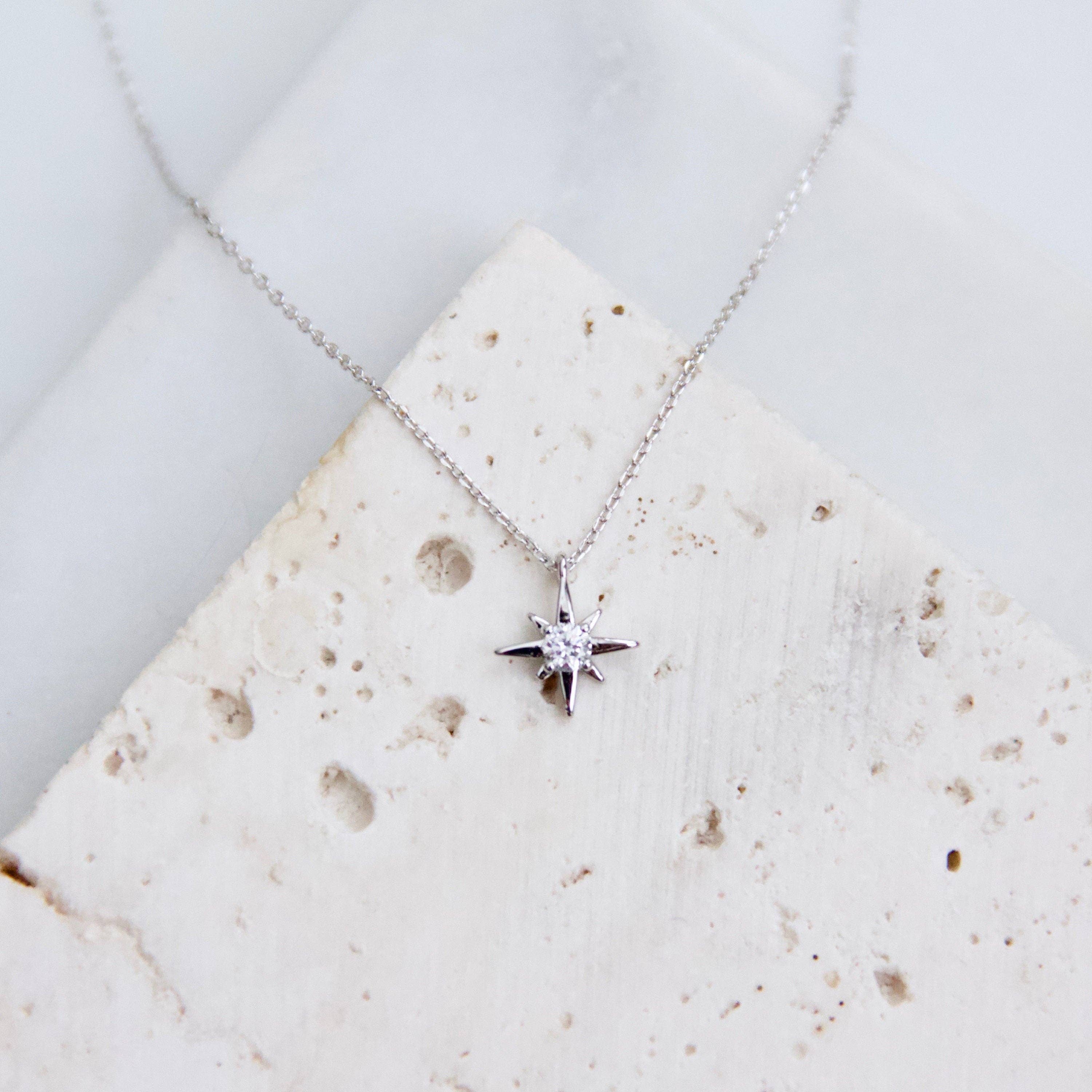 Mini CZ Star Necklace