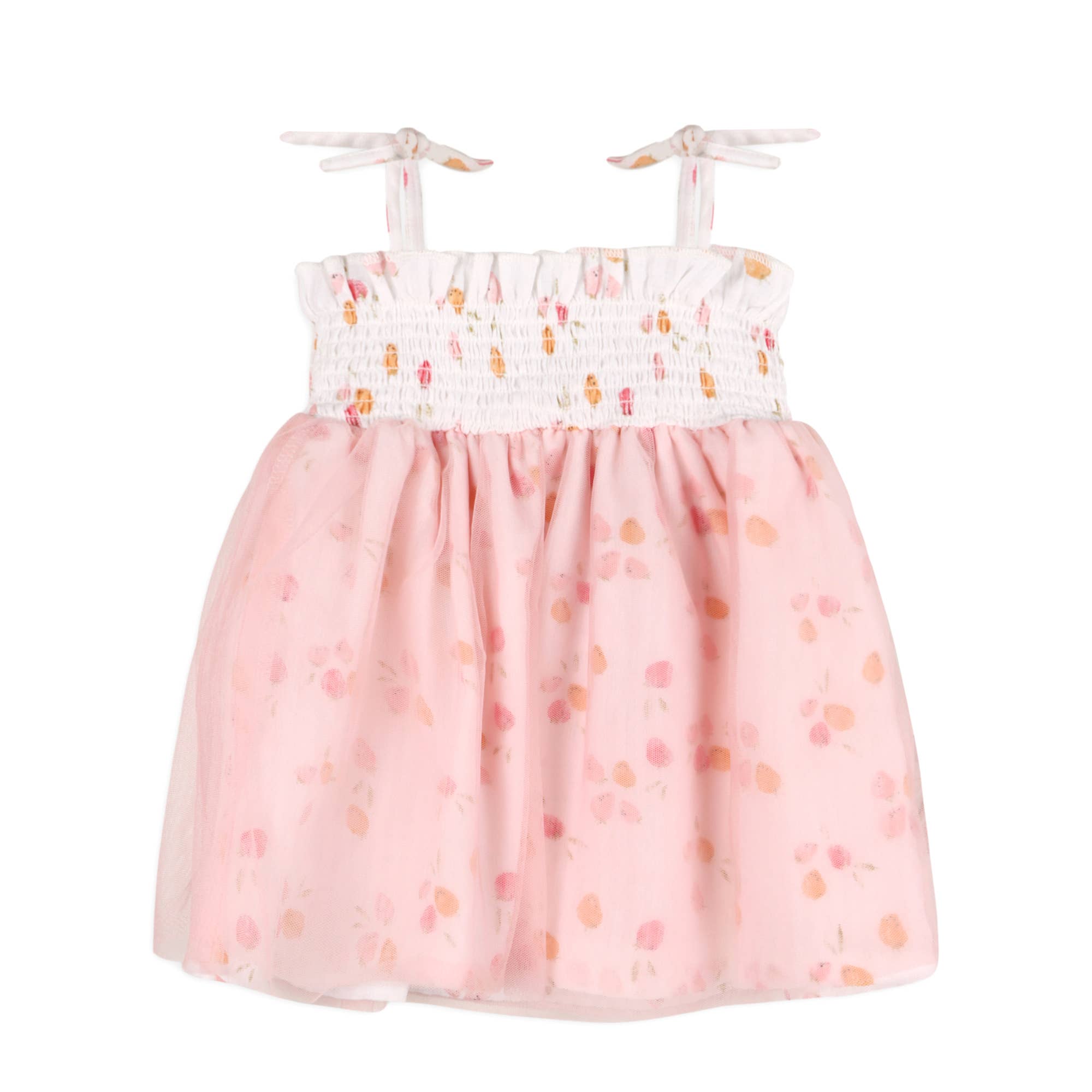 Taya Fruit Smocked Baby Tutu Dress + Bloomer (Organic)