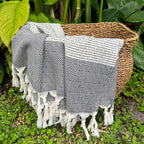 Diamond Stripe Turkish Throw Blanket