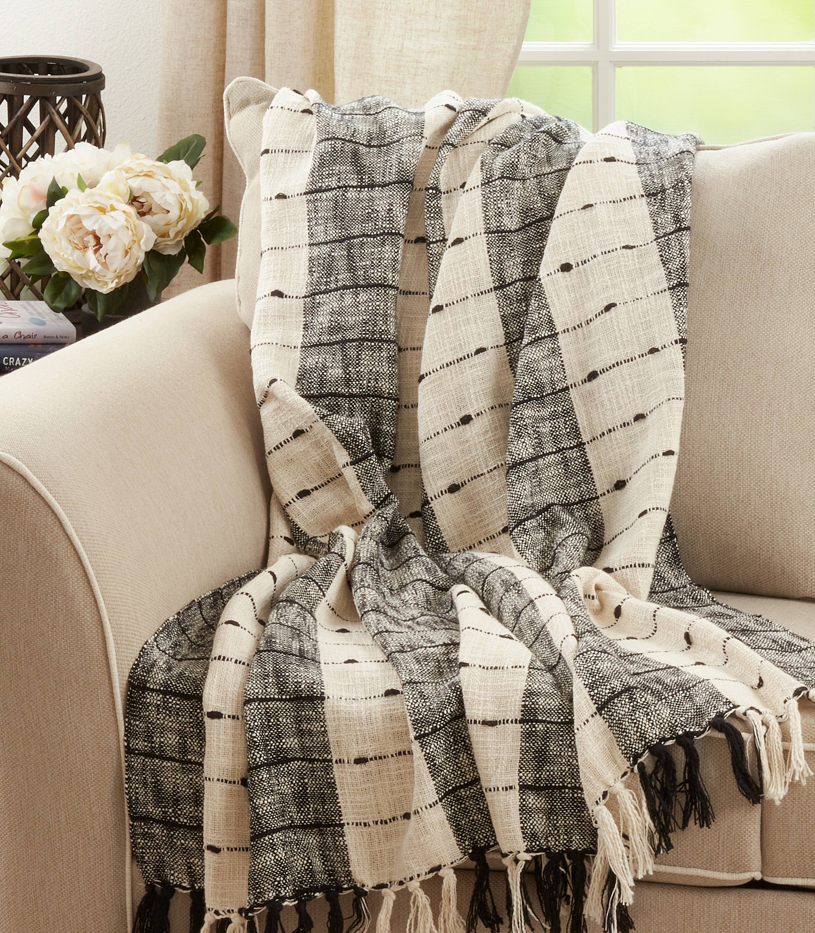 Striped Throw Blanket