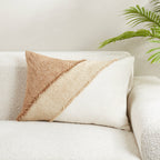 Color Band Fringe Pillow