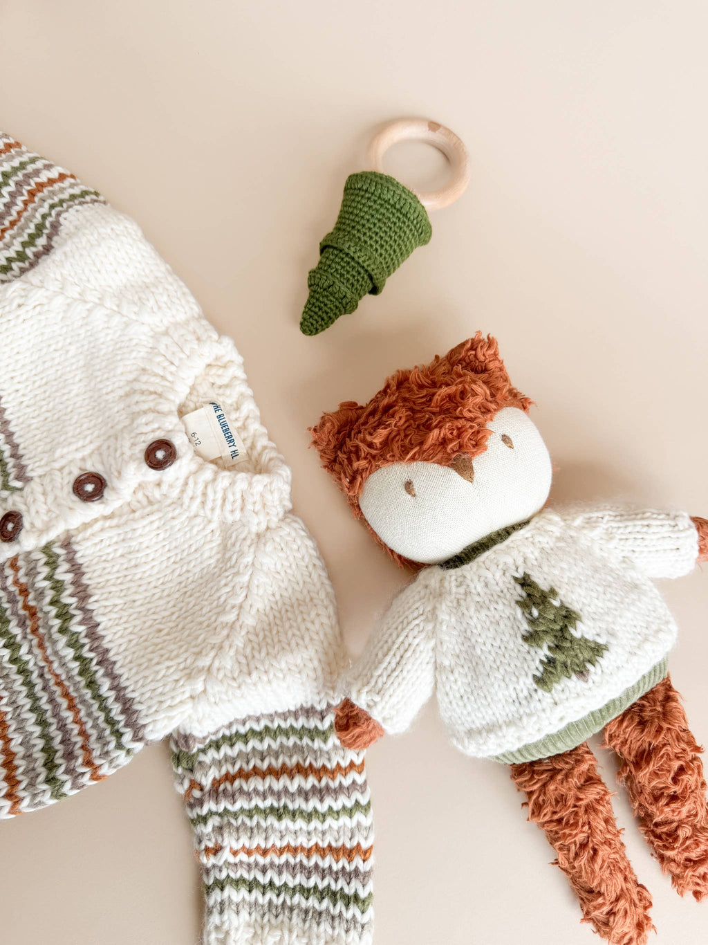 Woodland Stripe Cardigan Baby Kid Back to School Fall Winter