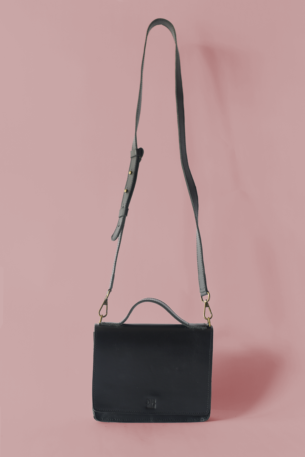 Small Black Leather Crossbody