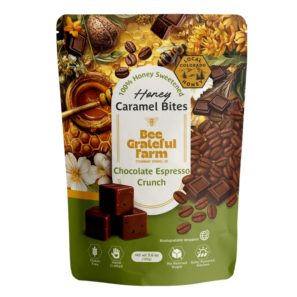 Chocolate Espresso Crunch Honey Caramel Bites