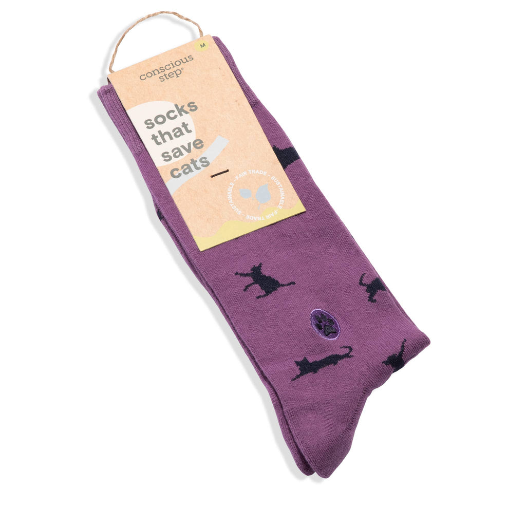Socks that Save Cats (Purple Cats)
