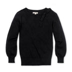 Organic Bow Detail Pointelle Sweater