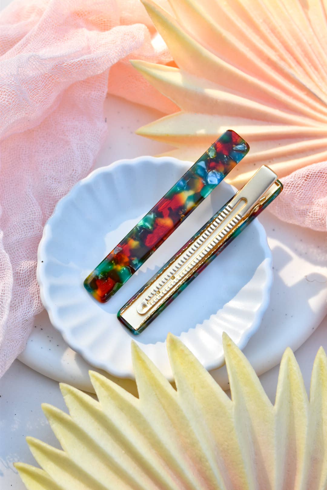 Long Rectangle Hair Clip Set 2 Pack