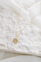 Gold Fill Disc Necklace