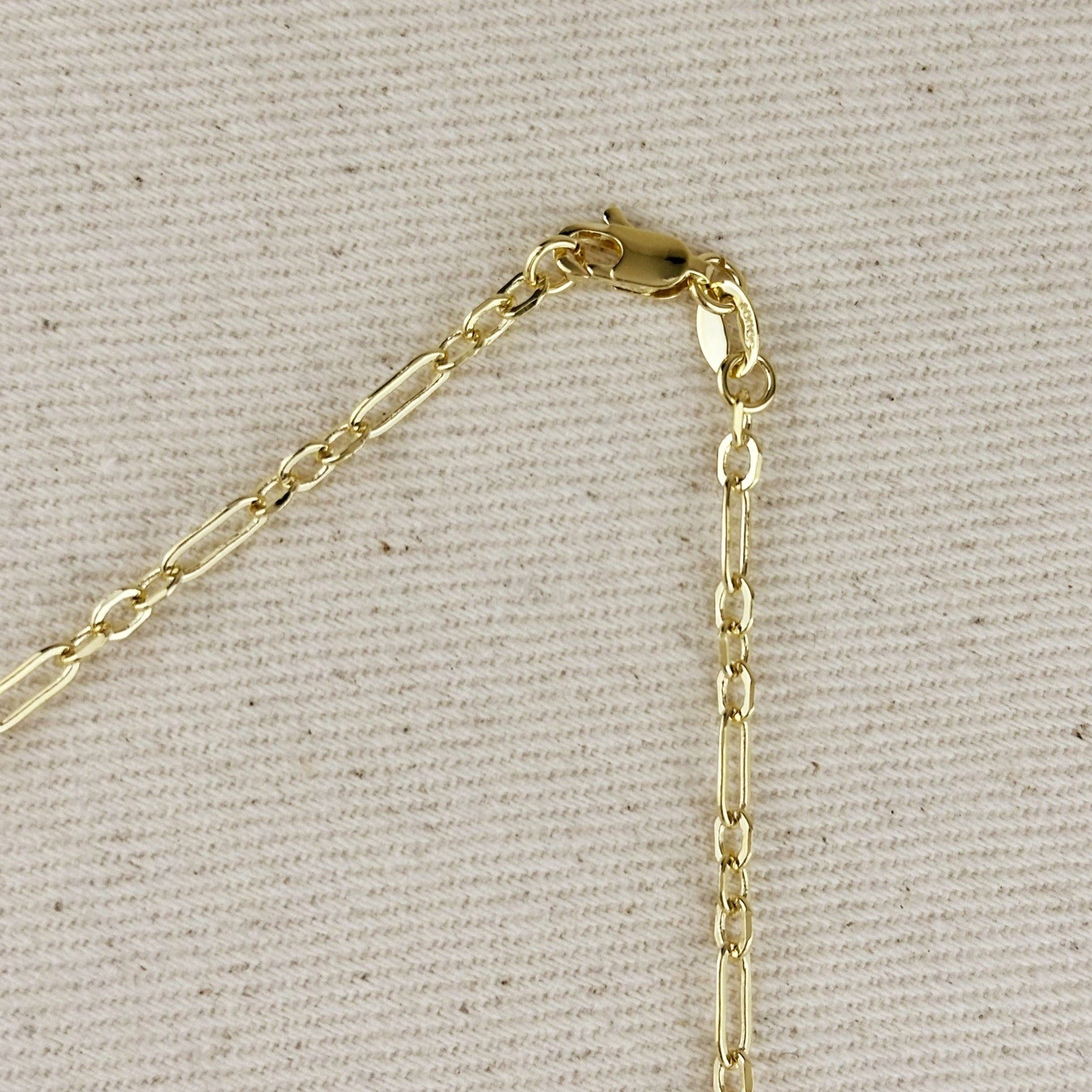 3x1 Alternated Paperclip Necklace