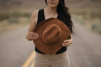 Vegan Suede Western Cowboy Hat