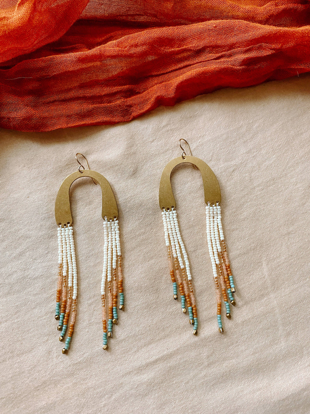 Archway Earring Set - in turquoise