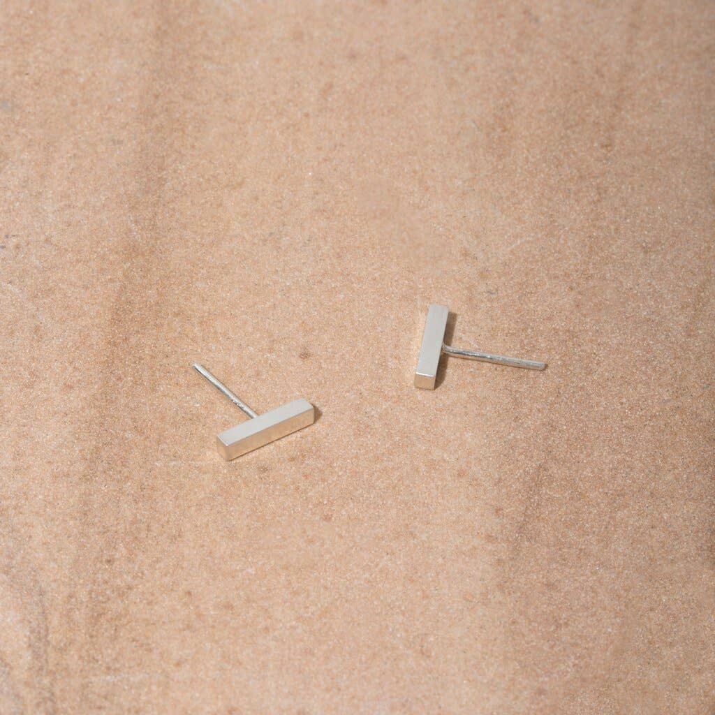 Twig Stud Earrings | Sterling Silver