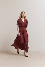 Unbalanced Skirt Maxi Dress