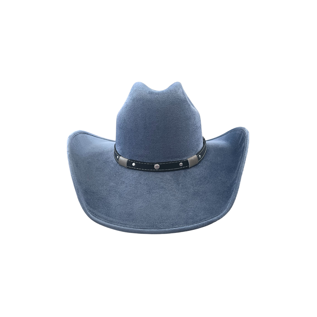 Vegan Suede Western Cowboy Hat