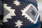Andean Alpaca Wool Blanket - Midnight