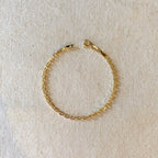 Diamond Cut Anchor Link Bracelet