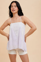 Embroidered Cami
