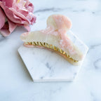 French Hair Claw in Creamsicle