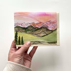 Mountain Art Notecards: Rolling Peaks