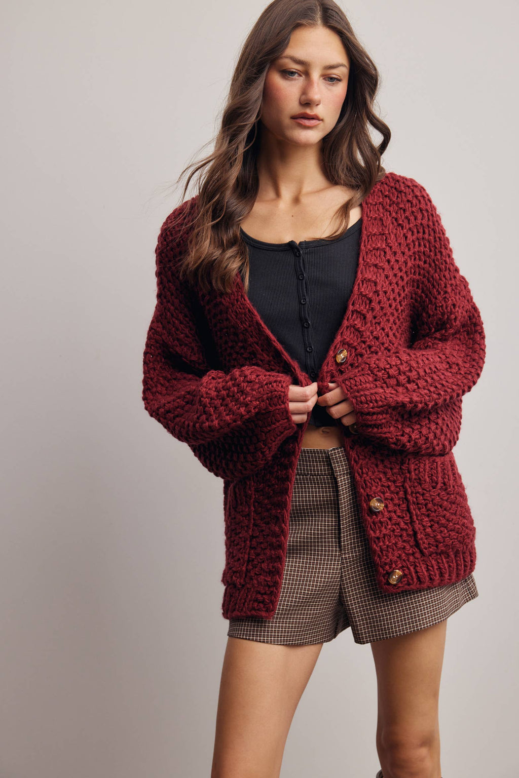 Handmade Chunky Knit Cardigan