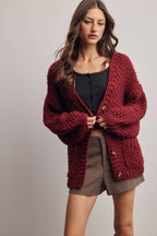 Handmade Chunky Knit Cardigan