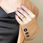 Slim Flat Disc Ring