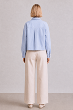 Relaxed Fit Cropped Shirt