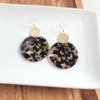 Zoey Earrings - Black & Bronze // Jewelry, Fall